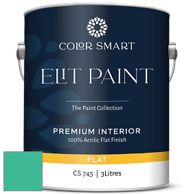 COLOR SMART CS 745 ELIT PAINT глубокоматовая моющаяся краска цвет 615 Mayan Green
