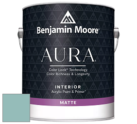 Benjamin Moore Aura 522 Interior Paint - Matte краска цвет 676 Spirit in the Sky