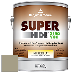 Benjamin Moore 355 Super Hide Zero Voc Interior Flat краска цвет 509 Cypress Green