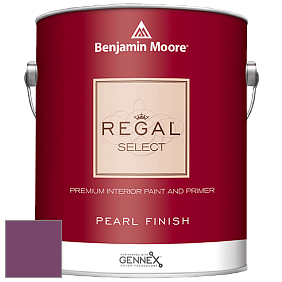 Benjamin Moore 550 Regal Select Waterborne Interior Pearl Finish краска цвет 2074-20 Summer Plum