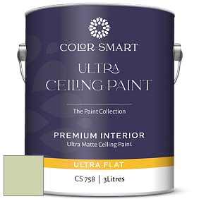 COLOR SMART CS 758 ULTRA CEILING PAINT ультраматовая краска цвет NCS S 1020-G40Y 