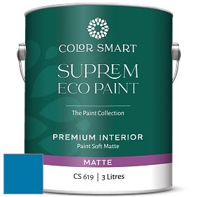 COLOR SMART CS 619 SUPREM ECO PAINT матовая краска цвет 791 Paddington Blue