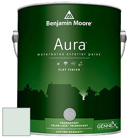 Benjamin Moore Aura 629 Waterborne Exterior Flat Finish краска цвет 842 Green Cast