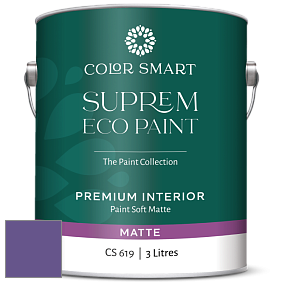 COLOR SMART CS 619 SUPREM ECO PAINT матовая краска цвет 2071-30 Mystical Grape
