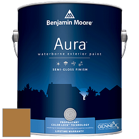 Benjamin Moore Aura 632 Waterborne Exterior Semi-Gloss Finish краска цвет 2160-10 Caramel Corn