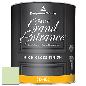 Benjamin Moore Aura 148 Grand Entrance High Gloss эмаль цвет 555 O'Reilly Green