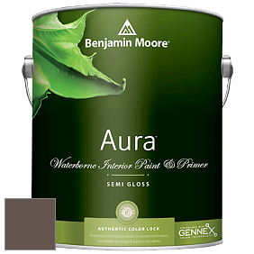 Benjamin Moore Aura 528 Waterborne Interior Semi-gloss Finish краска цвет AF-170 