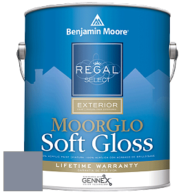 Benjamin Moore W096 Regal Select Exterior Paint-Moor GloSoft Gloss Finish краска цвет 1440 Irises
