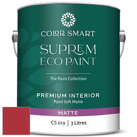COLOR SMART CS 619 SUPREM ECO PAINT матовая краска цвет RAL 3031 
