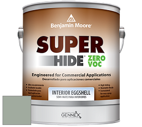 Benjamin Moore 357 Super Hide Zero Voc Interior Eggshell краска цвет 697 Scenic Drive