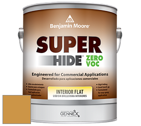 Benjamin Moore 355 Super Hide Zero Voc Interior Flat краска цвет 203 Fields of Gold