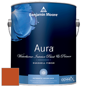 Benjamin Moore Aura 524 Waterborne Interior Eggshell Finish краска цвет RAL 2001 