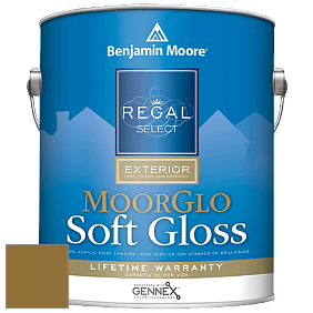 Benjamin Moore W096 Regal Select Exterior Paint-Moor GloSoft Gloss Finish краска цвет 2153-10 Golden Bark