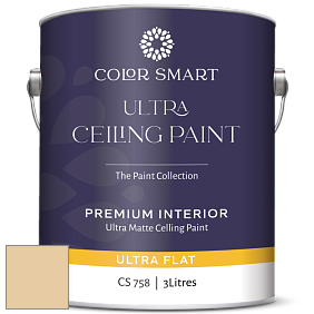 COLOR SMART CS 758 ULTRA CEILING PAINT ультраматовая краска цвет AF-335 