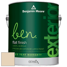 Benjamin Moore Ben 541 Waterborne Exterior Flat Finish краска цвет 957 Papaya