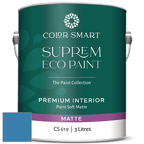COLOR SMART CS 619 SUPREM ECO PAINT матовая краска цвет 797 Athens Blue