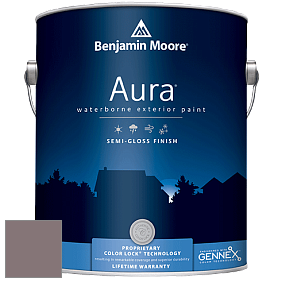 Benjamin Moore Aura 632 Waterborne Exterior Semi-Gloss Finish краска цвет 2113-40 Cinnamon Slate