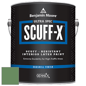 Benjamin Moore 485 Ultra Spec SCUFF-X Interior Eggshell Finish краска цвет 566 Bunker Hill Green