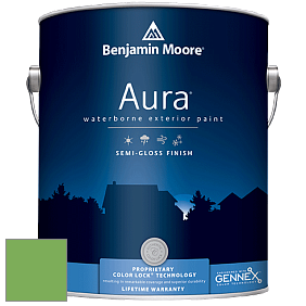 Benjamin Moore Aura 632 Waterborne Exterior Semi-Gloss Finish краска цвет 559 Paradise Valley
