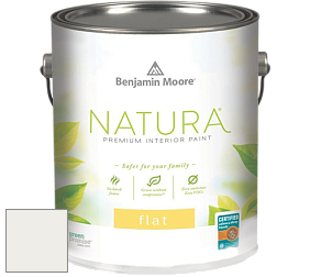 Benjamin Moore 512 Natura Interior Flat Finish матовая краска цвет 869 Oxford White