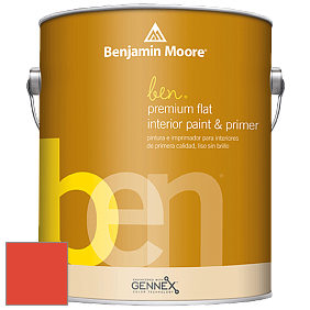 Benjamin Moore Ben W625 Premium Interior Latex Flat краска цвет NCS S 0585-Y80R 