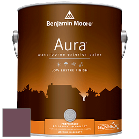 Benjamin Moore Aura 634 Waterborne Exterior Low Lustre Finish краска цвет 1365 BordÃ©aux Red