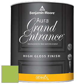 Benjamin Moore Aura 148 Grand Entrance High Gloss эмаль цвет 419 Malachy Green