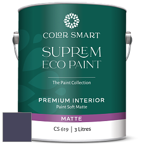 COLOR SMART CS 619 SUPREM ECO PAINT матовая краска цвет 2068-10 Majestic Violet