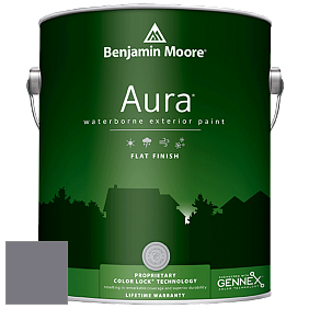 Benjamin Moore Aura 629 Waterborne Exterior Flat Finish краска цвет AF-590 