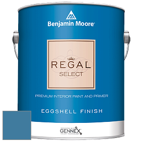 Benjamin Moore 549 Regal Select Waterborne Interior Eggshell Finish краска цвет 804 Chicago Blues