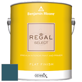 Benjamin Moore 547 Regal Select Waterborne Interior Flat Finish краска цвет NCS S 6030-B10G 
