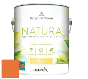 Benjamin Moore 514 Natura Interior Semi-Gloss Finish краска цвет 2015-20 Orange Burst