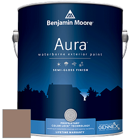 Benjamin Moore Aura 632 Waterborne Exterior Semi-Gloss Finish краска цвет 1013 Taupetone