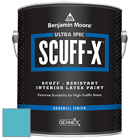 Benjamin Moore 485 Ultra Spec SCUFF-X Interior Eggshell Finish краска цвет 768 Atlantis Blue