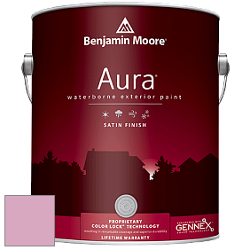 Benjamin Moore Aura 631 Waterborne Exterior Satin Finish краска цвет 2085-50 Strawberry