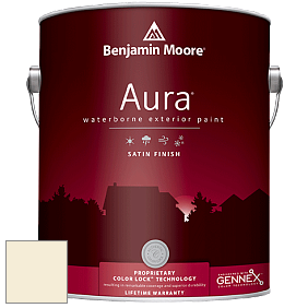 Benjamin Moore Aura 631 Waterborne Exterior Satin Finish краска цвет 933 Blossom Tint