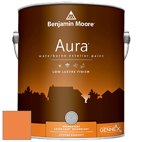 Benjamin Moore Aura 634 Waterborne Exterior Low Lustre Finish краска цвет 140 Fruit Punch