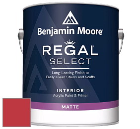 Benjamin Moore 548 IRegal Select Interior Paint - Matte краска цвет 2002-10 Vermilion