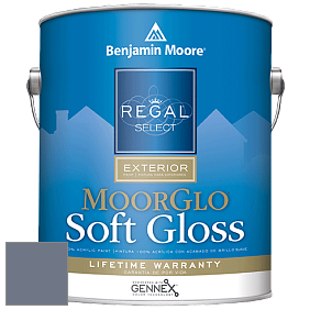 Benjamin Moore W096 Regal Select Exterior Paint-Moor GloSoft Gloss Finish краска цвет 1441 Amethyst Shadow