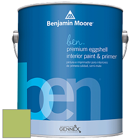 Benjamin Moore Ben W626 Premium Interior Latex Eggshell краска цвет 412 Springhill Green