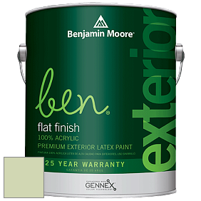 Benjamin Moore Ben 541 Waterborne Exterior Flat Finish краска цвет 541 Veranda View