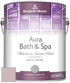 Benjamin Moore Aura 532 Bath & Spa Waterborne Interior Paint Matte Finish краска цвет 1249 Homespun Charm