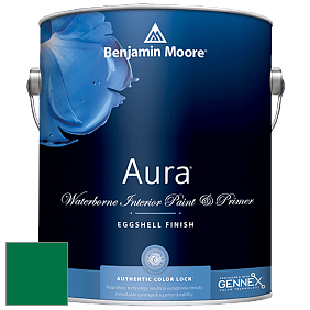 Benjamin Moore Aura 524 Waterborne Interior Eggshell Finish краска цвет RAL 6029 