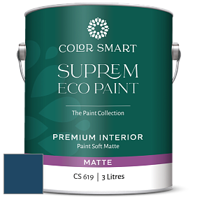 COLOR SMART CS 619 SUPREM ECO PAINT матовая краска цвет RAL 5001 