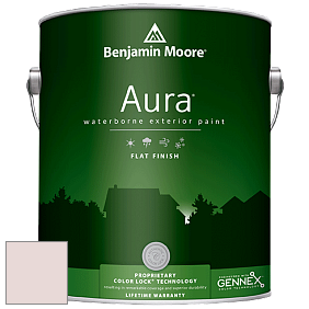 Benjamin Moore Aura 629 Waterborne Exterior Flat Finish краска цвет 2103-70 Strawberry-n-Cream