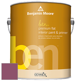 Benjamin Moore Ben W625 Premium Interior Latex Flat краска цвет 2083-30 Old Claret