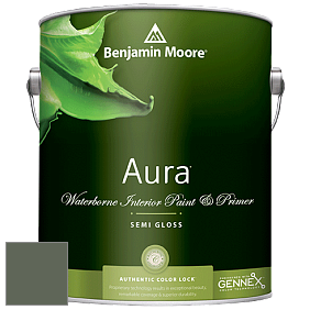 Benjamin Moore Aura 528 Waterborne Interior Semi-gloss Finish краска цвет AF-480 