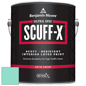 Benjamin Moore 486 Ultra Spec SCUFF-X Interior Satin Finish краска цвет 2046-50 Scuba Green