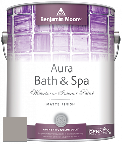 Benjamin Moore Aura 532 Bath & Spa Waterborne Interior Paint Matte Finish краска цвет 1468 Willow Creek