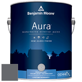 Benjamin Moore Aura 632 Waterborne Exterior Semi-Gloss Finish краска цвет 1616 Stormy Sky